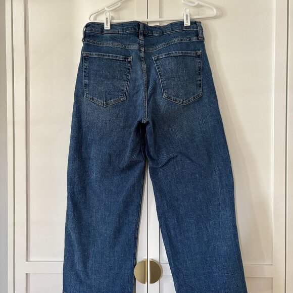 Banana Republic cropped wide leg jeans (Size 30) - Picture 3 of 6